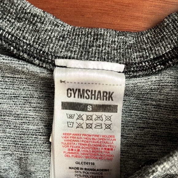 GYMSHARK vital seamless long sleeve crop top size small - Picture 3 of 4